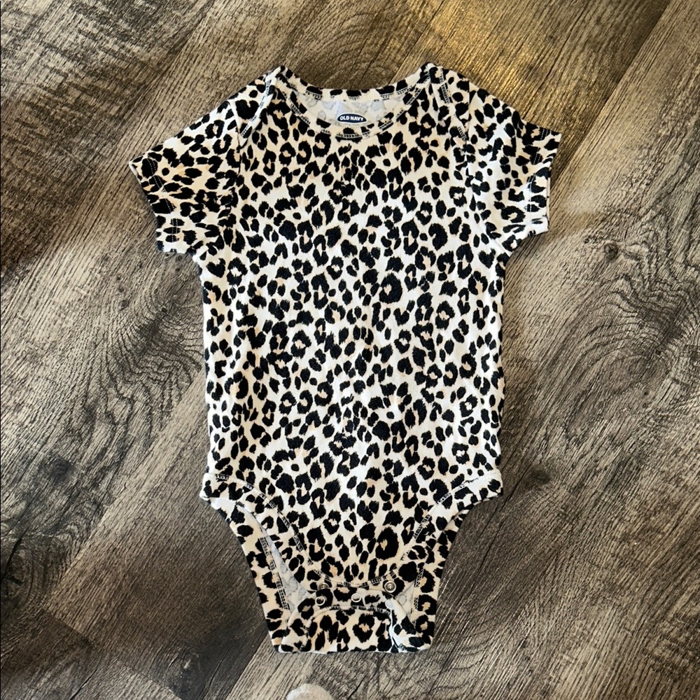 Old Navy Animal Print Baby Bodysuit